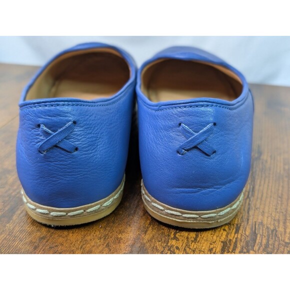 Charix Slip-On Cobalt Blue Leather Shoes Womens US 11/Eu 42 Travel Work Casual - Picture 6 of 11